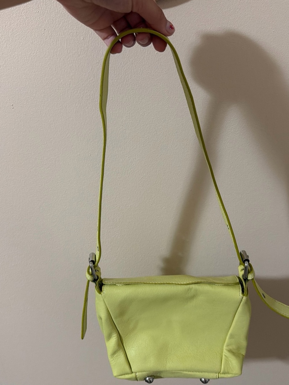 Free People Lime Green Shoulder Bag